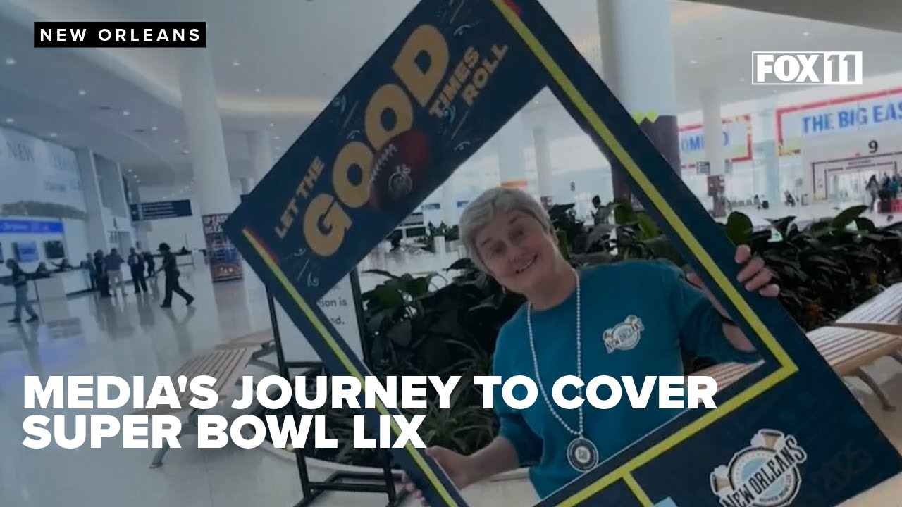 Behind-the-scenes look at covering the Super Bowl - YouTube