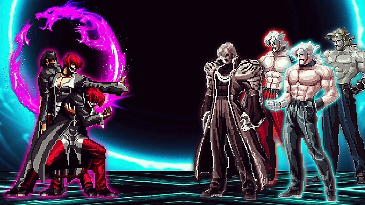 [KOF Mugen] Yagami AD LV 2 Vs New Final Rugal Team - YouTube