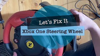 Let's Fix It: Xbox One Steering Wheel Steering Not Working Reparatur Des Thrustmaster 458 Ferrari Racing Wheel
