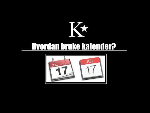 Lær hvordan  kalender fungerer på din iphone