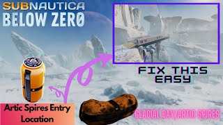 Fix the Bridge, Artic Spires Entrance Guide | Subnautica Below Zero