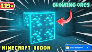 Tuxture Pack for Mcpe 1.19 || Glowing Ores in Minecraft { 100% Working }