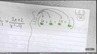 Solving Rational Equations Alg 2 Ch 8 6