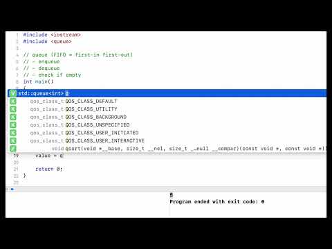 C++ Tutorial: The queue Class