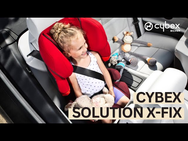 CYBEX Gold Siège Auto Solution S-Fix, Adapté aux Voitures Avec ou Sans  Isofix, Groupes 2/3 (15-36 kg), De 3 Ans à 12 Ans environ, Autumn Gold