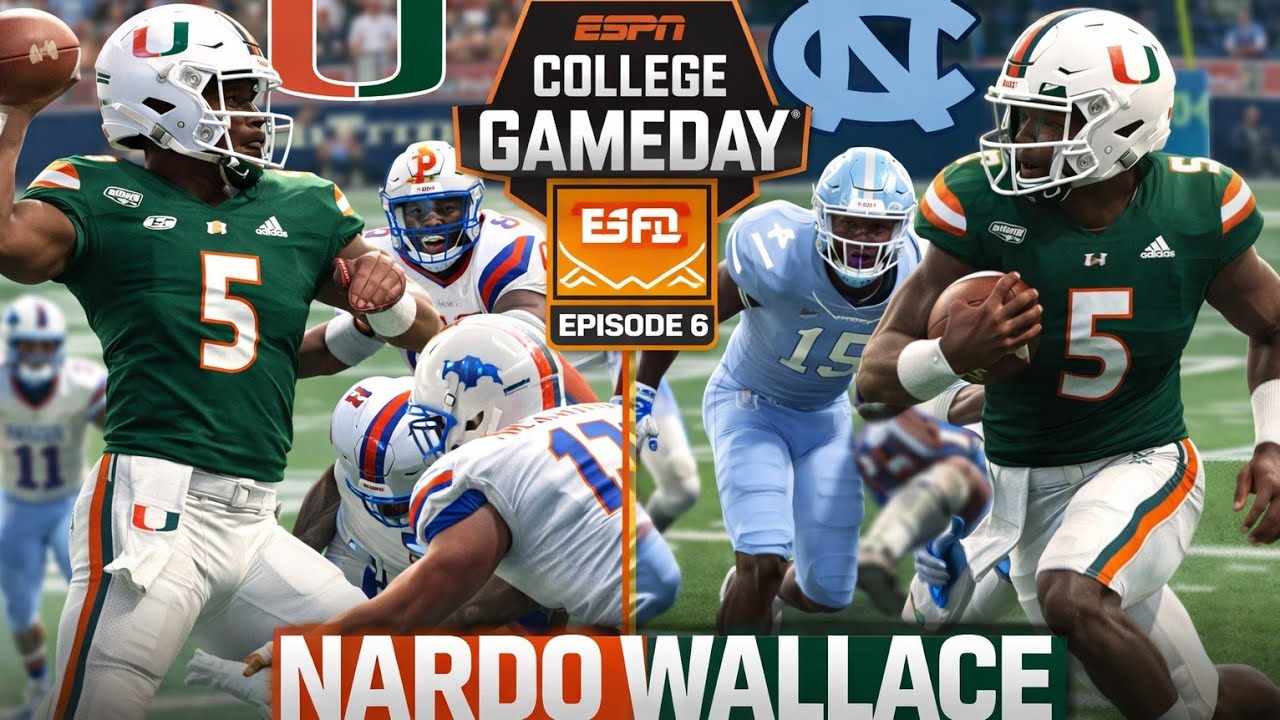 Nardo Wallace GOES OFF 🔥 6 TDs vs SMU & #5 North Carolina | Miami Dynasty Ep. 6