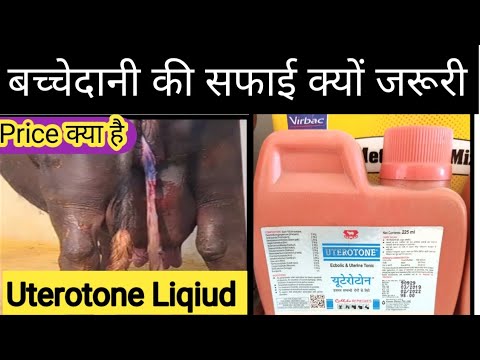 Uterotone Use In Hindi ||  पशु की जेर गिराने का तरीका || बकरी की जेर अटकना || uterotone price/dose