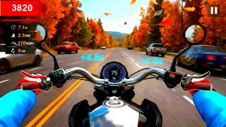 INSANE 3D Motorcycle Racing - High Speed Highway Rider[Android Gameplay] screenshot 4