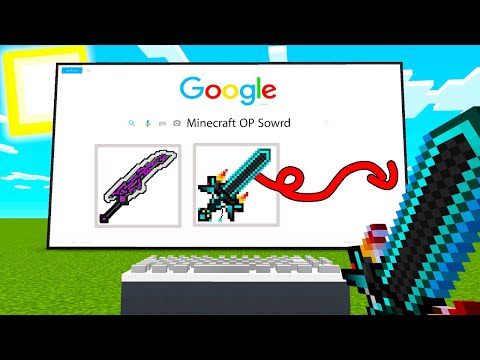 ماين كرافت ولكن اي شي اكتبه في قوقل يجيني 