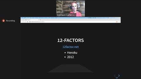Tanzu Tuesdays - 15 Factor Applications on Kubernetes with DaShaun Carter