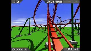 Insane Speed | Ultimate Coaster 2 | Floorless Coaster