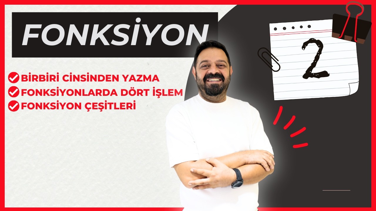 Fonksiyonlar - 2 | Fonksiyon Çeşitleri - Dört İşlem