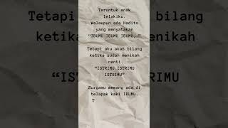 Teruntuk Anak Lelakiku shorts motivasihidup  quotes katamotivasiislam motivasi katakatabijak