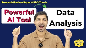 Krachtige AI-tool voor statistische data-analyse II Onderzoekspaper en reviewpaper met behulp van...