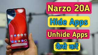 Realme Narzo 20a Hide & Unhide Apps , How To Hide Apps in Realme Narzo 20a