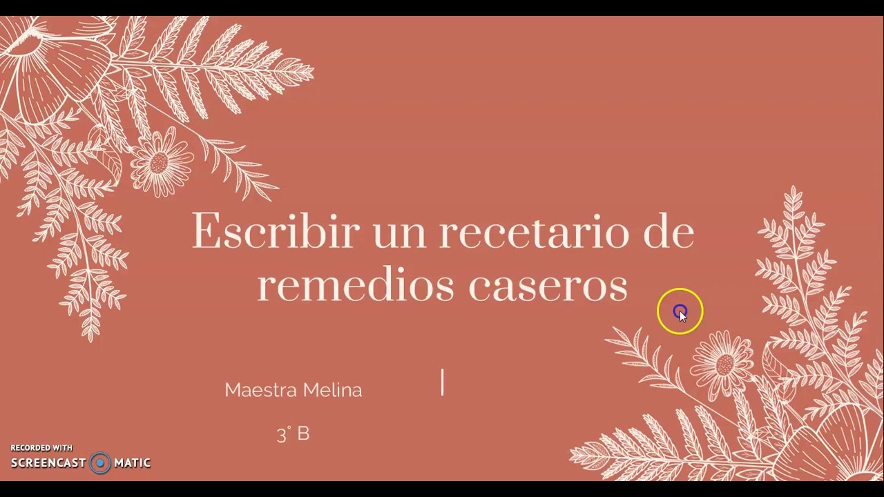 Recetario de remedios caseros - YouTube
