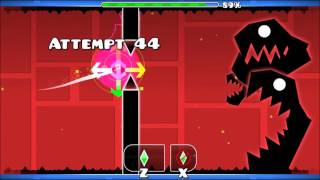 [케지] 진하와 만든 지오메트리대쉬 데몬(?)스러운 맵 드디어 완성! {[Geometry Dash Almost Demon]} screenshot 4