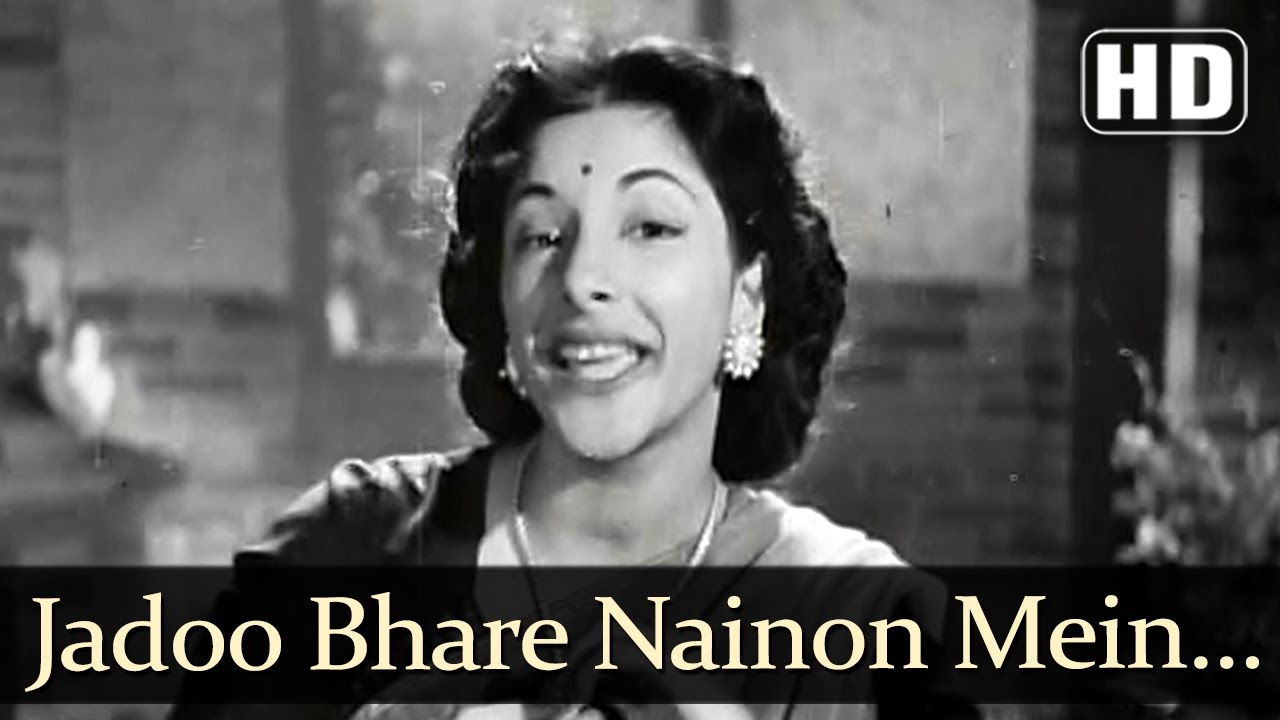 Jadoo Bhare Nainon Mein HD   Babul Songs   Dilip Kumar   Nargis    Shamshad Begum   Filmigaane