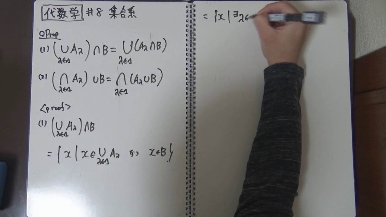 代数学 8 集合系 Youtube