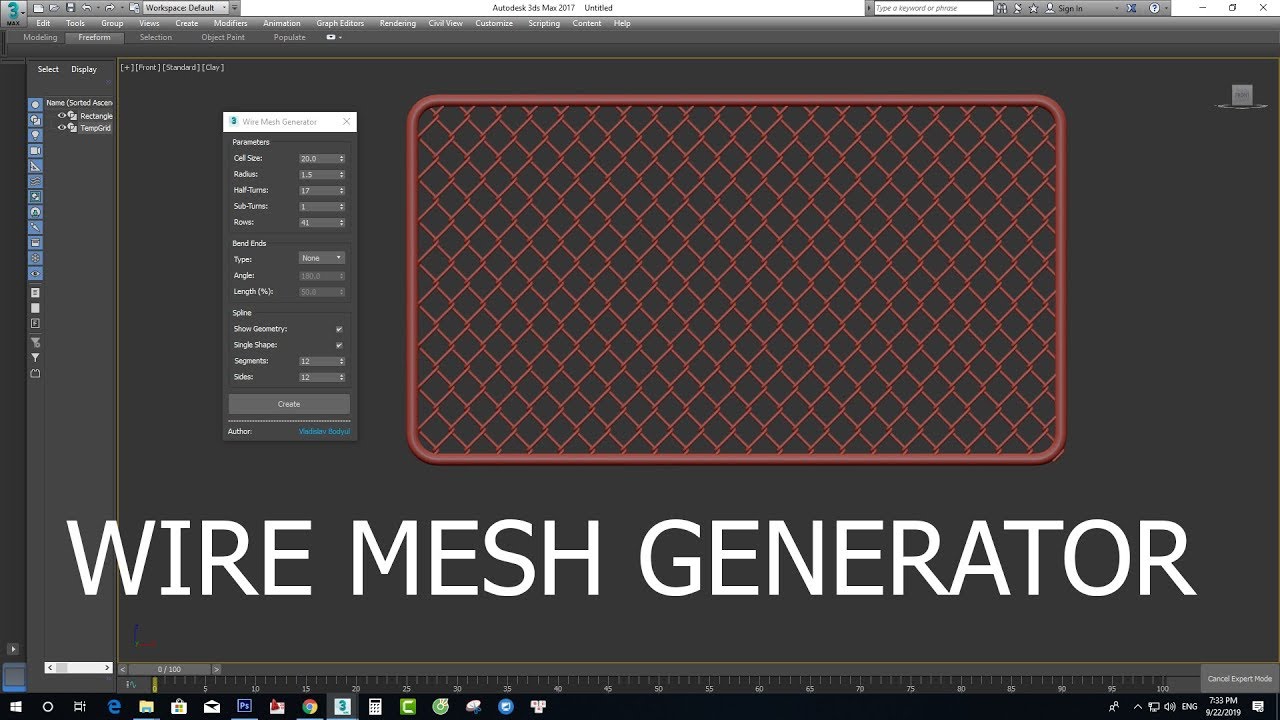 HODIDU STUDIO - HƯỚNG DẪN WIRE MESH GENERATOR ( TẠO... - youtube