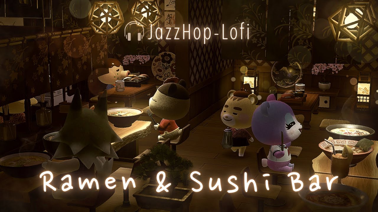 🎧Ramen & Sushi Bar • JazzHop | Chill-Lofi music & ambience🍜🍣
