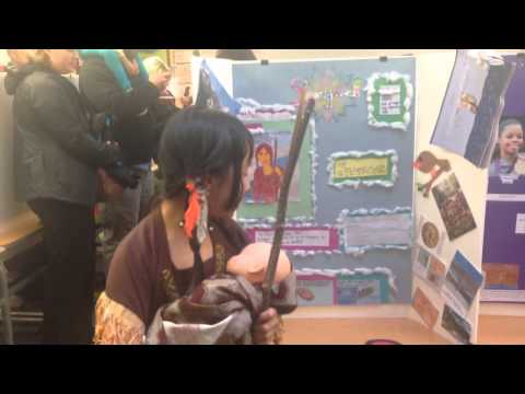 Chao-Yu's presentation in Helen baller elementary school