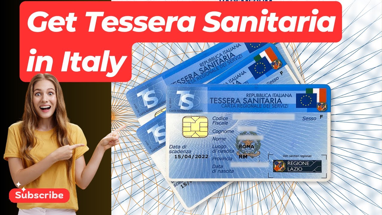 How to apply Tessera sanitaria in Italy Get Italian Health Card YouTube