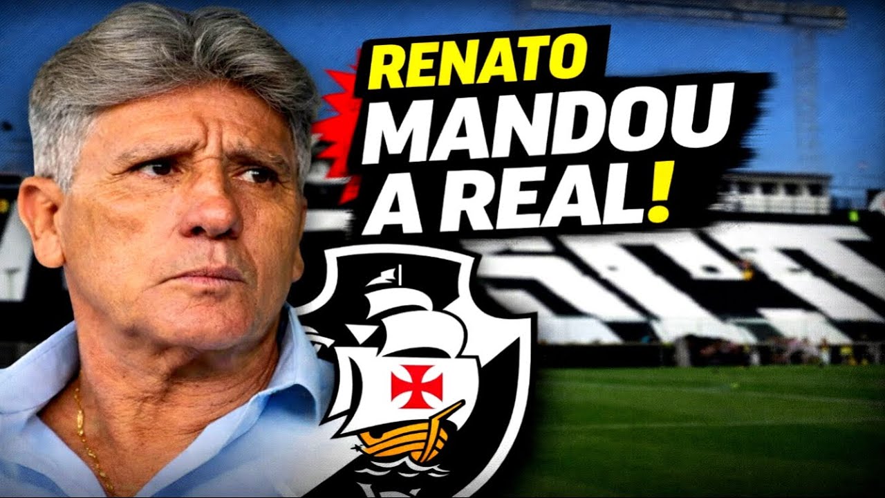 🔴 RENATO GAÚCHO MANDA A REAL NA APRESENTAÇÃO NO VASCO!