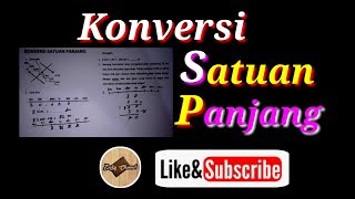 Cara menghitung konversi satuan panjang