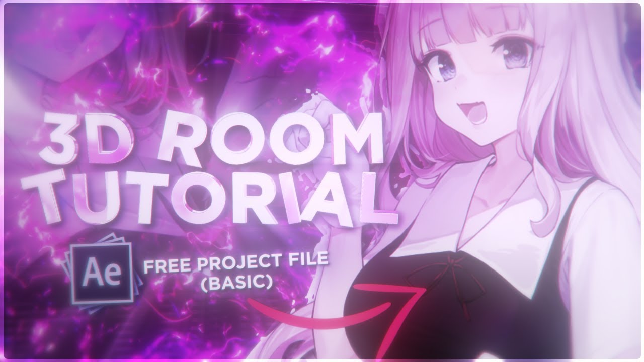 3D TYPOGRAPHY SCENE Like ICATK | After Effects AMV Tutorial (FREE ...