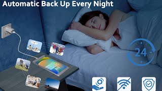 Celebrity Auto Back Up Cube For iPhone iPad AndroidWith USB A Port AUTO Photo and Video Backup Cube Profile