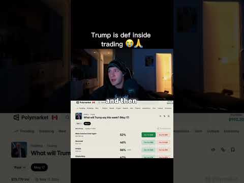Trump just farming money 💀 #market #trump #trading #polymarket