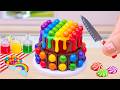 Amazing KitKat Cake | Best Of Mini Rainbow Cake Recipe With KitKat Chocolate