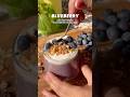 Blueberry Chia Pudding 🫐 | 15gms protein &amp; 12gms fiber (Per Serve) #protein #blueberry #shorts