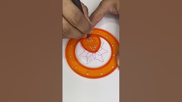 Magic Ruler | Small Ruler, Big Wisdom ❤️ #satisfying #spirograph #shortsfeed #spirographpainting
