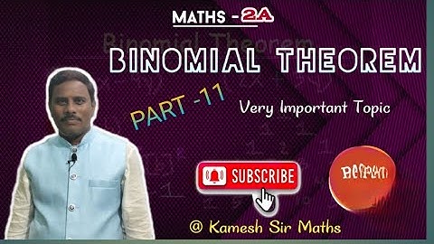 #inter maths-2A binomial theorem important question #sum infinite series problems