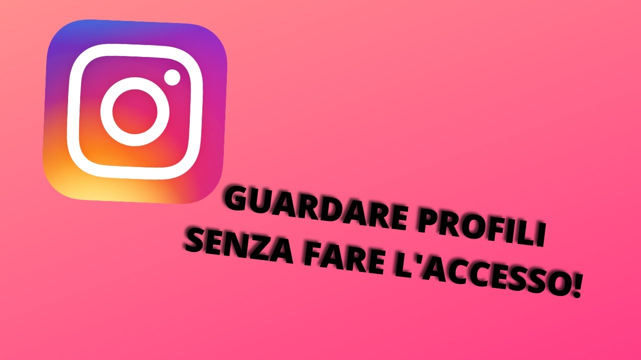 COME GUARDARE PROFILI INSTAGRAM SENZA ACCEDERE! - YouTube