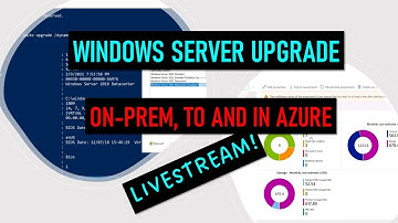 Windows Server upgrade and migration, on-prem, to and in Azure!