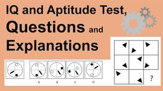 IQ and Aptitude Test Questions, Answers and Explanations