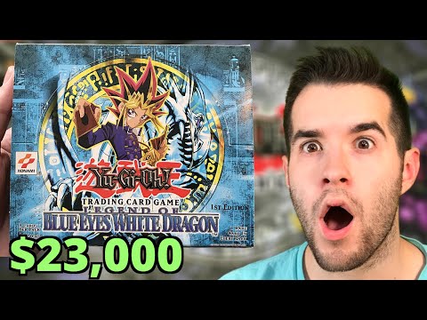 $23,000 Legend Of Blue-Eyes Booster Box OPENED! - YouTube