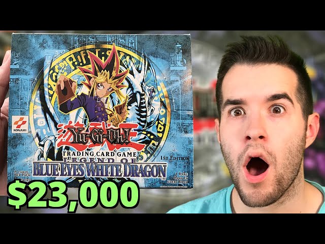 legend of blue eyes 1st edition booster box Yugioh White Dragon Sealed The Pokcave That time I couldve bought
