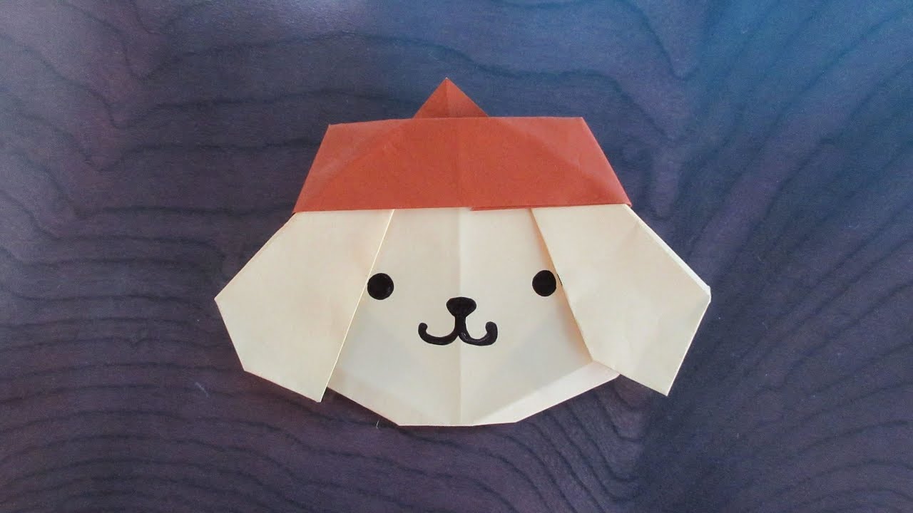 キャラクター折り紙 ポムポムプリン Origami Pom Pom Purin Youtube