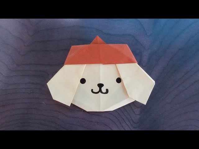 キャラクター折り紙】ポムポムプリン【origami】Pom Pom Purin