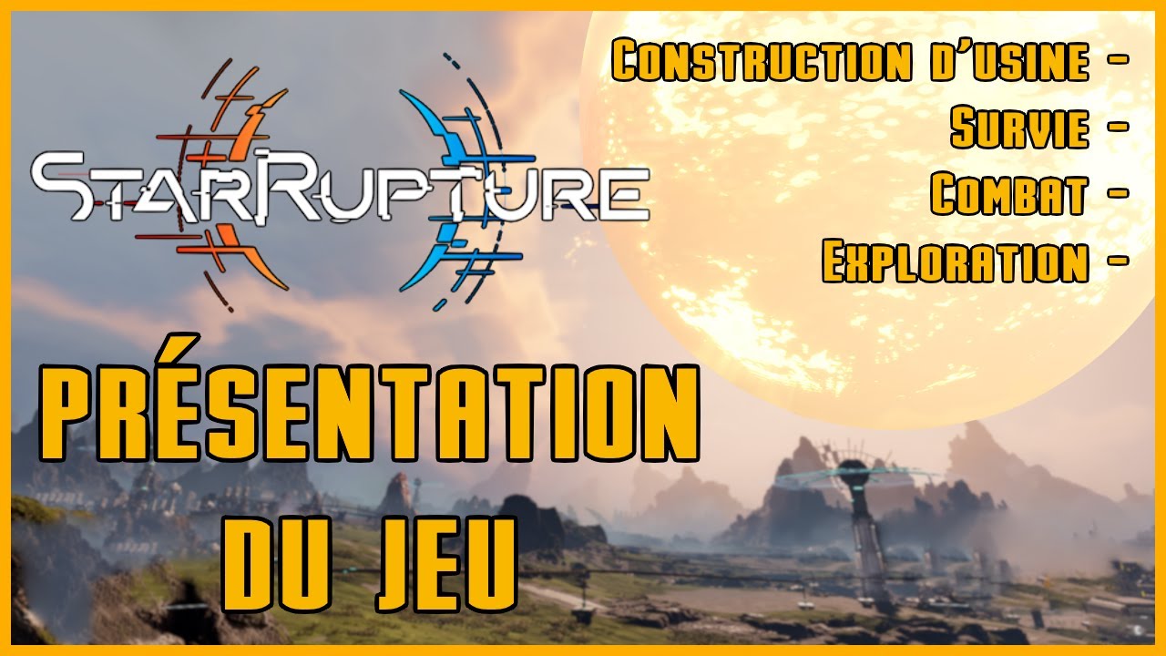 StarRupture - Présentation du Jeu ! Construction d'usine, Survie, Combat et Exploration