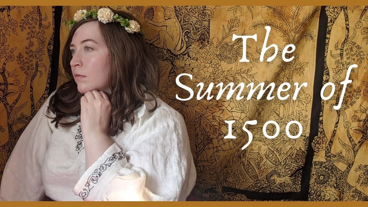 16th Century Underwear, But Make It Summer Fashion: A Blackwork Embroidered Short Smock