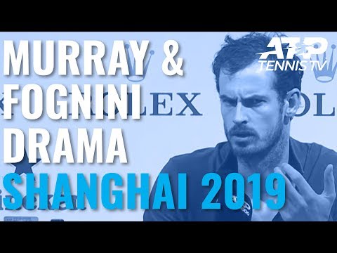 Heated Exchange Between Andy Murray And Fabio Fognini! | Shanghai 2019 Day 3