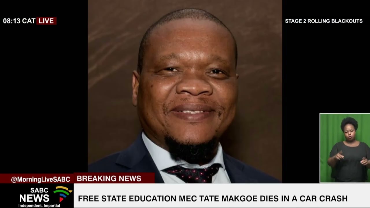 R.I.P MEC Tate Makgoe I SABC News' Kamogelo Seekoei reports from the scene of accident
