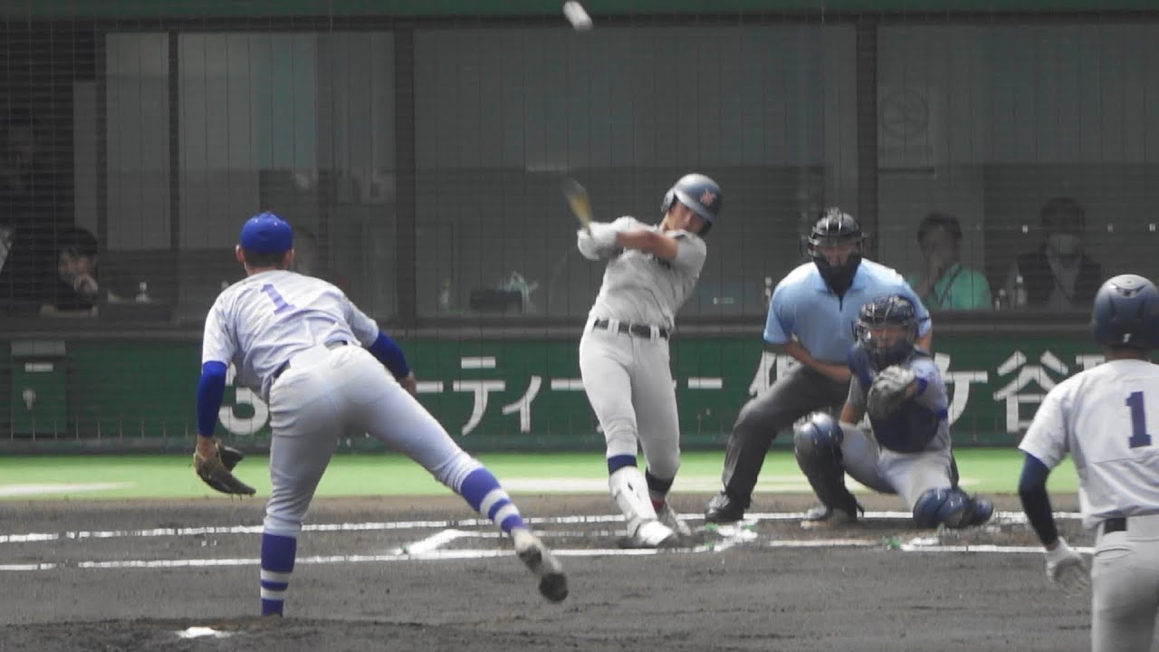 横浜高校《 池田 聖摩のタイムリー3ベース！7 - 1 とする 6回表 》横浜