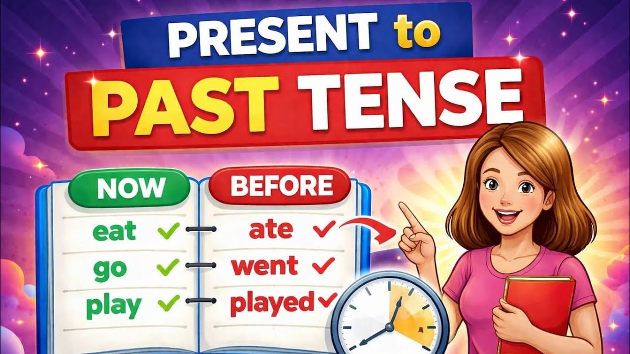 Present ➝ Past self-use English sentences Malayalam അർത്ഥത്തോടുകൂടി.