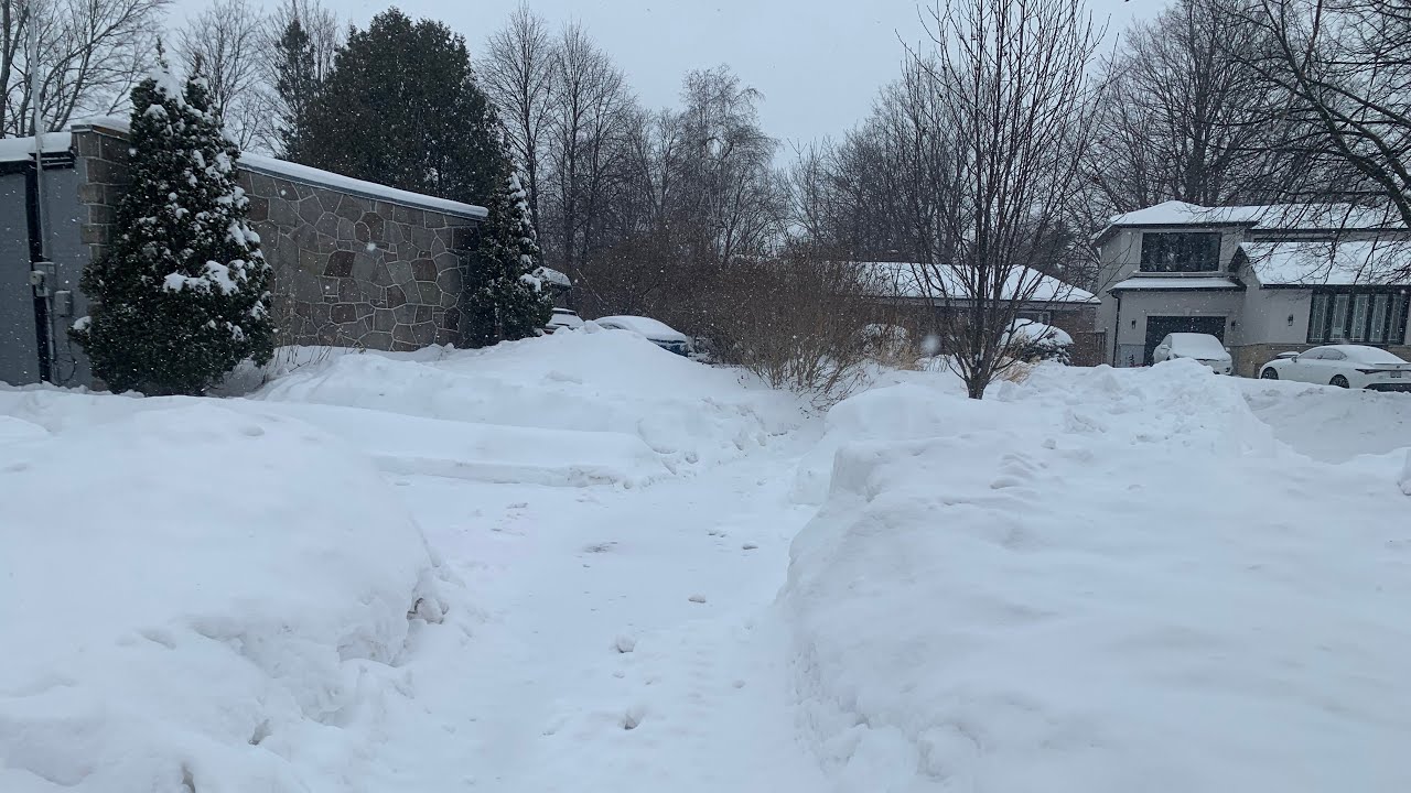 Winter Snow Storm in February 2025 - YouTube